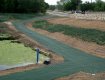 GrassProtecta installed on the riparian zone on the San Antonio river