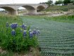 Grass reinforcement mesh installation from TYPAR
